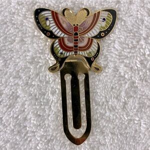 5/$35 Vintage Colourful Metal Butterfly Bookmark